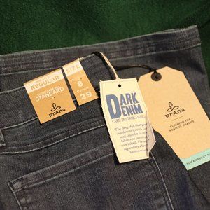 PrAna Women’s Jada mid rise  boot cut jeans organic cotton size 8/29